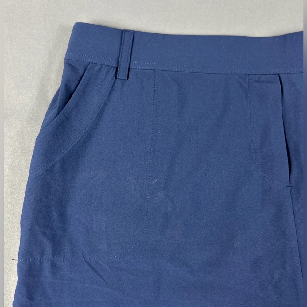 Belyn Key Womens Golf Skort XL Ink Blue Polyester Spandex - Picture 2 of 6
